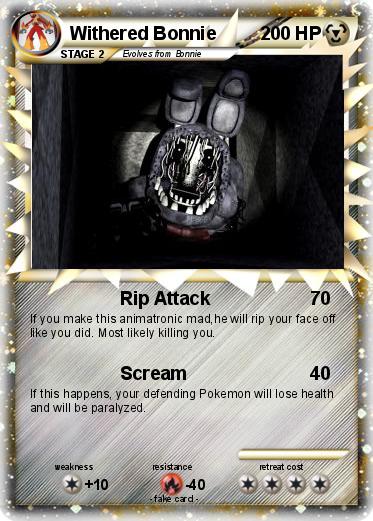 Pokemon Withered Bonnie