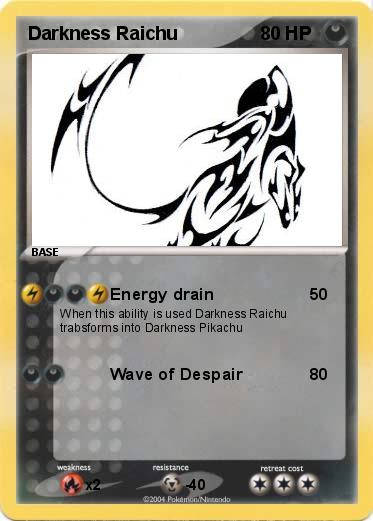 Pokemon Darkness Raichu