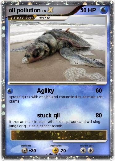 Pokemon oil pollution