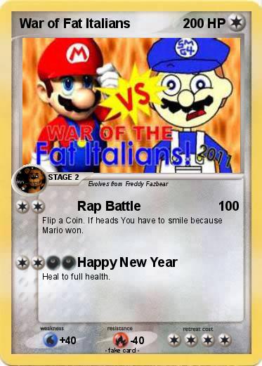 Pokemon War of Fat Italians