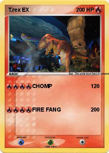 Pokemon T.rex EX