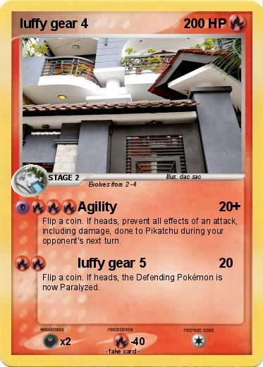 Pokemon luffy gear 4
