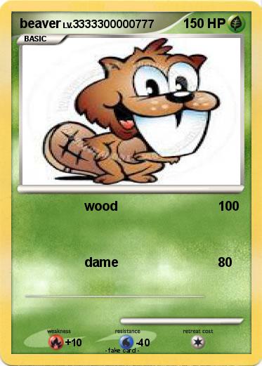 Pokemon beaver