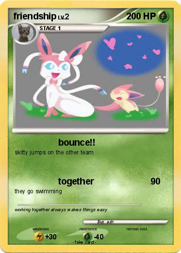 Pokemon friendship