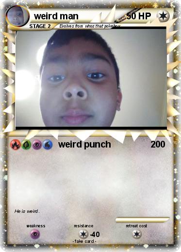 Pokemon weird man