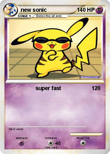Pokemon new sonic