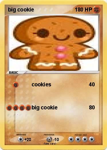Pokemon big cookie