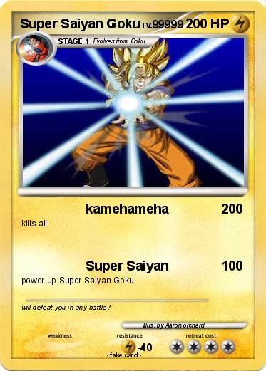 Pokemon Super Saiyan Goku