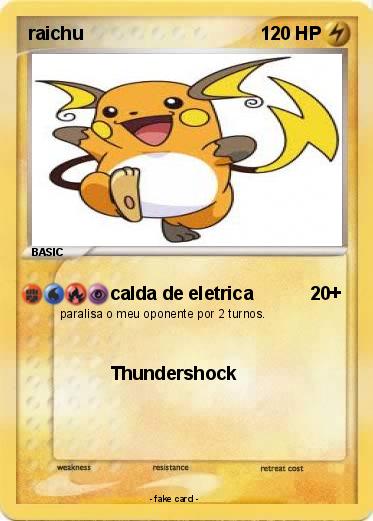 Pokemon raichu