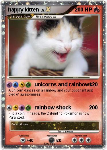 Pokemon happy kitten