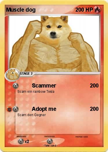 Pokemon Muscle dog