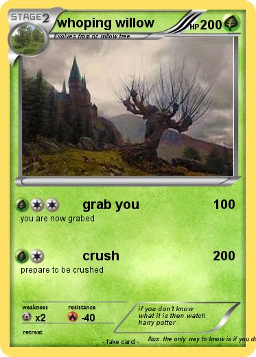 Pokemon whoping willow