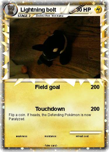 Pokemon Lightning bolt