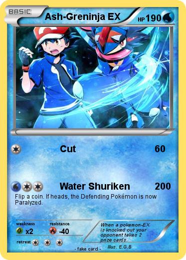 Pokemon Ash-Greninja EX