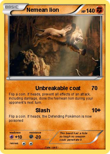 Pokemon Nemean lion