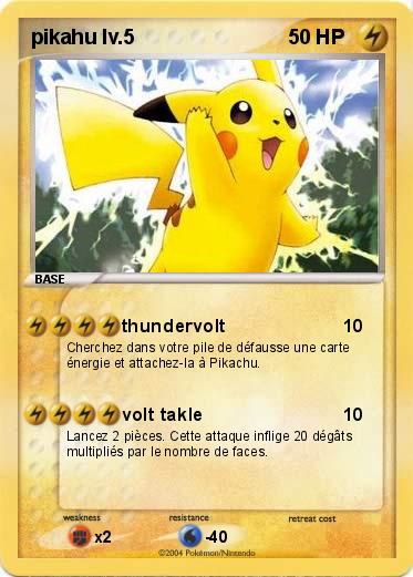 Pokemon pikahu lv.5