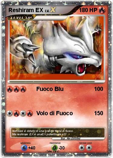 Pokemon Reshiram EX