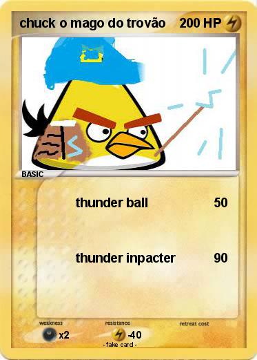 Pokemon chuck o mago do trovão
