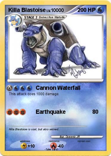 Pokemon Killa Blastoise
