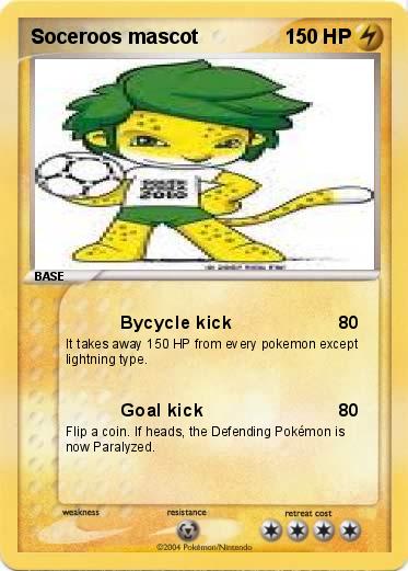 Pokemon Soceroos mascot