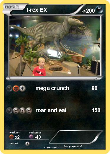 Pokemon t-rex EX