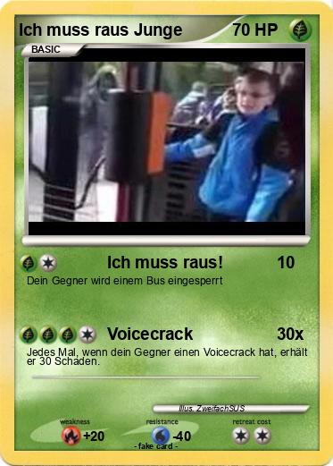Pokemon Ich muss raus Junge