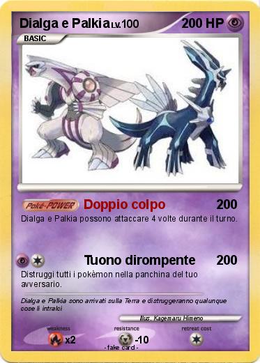 Pokemon Dialga e Palkia