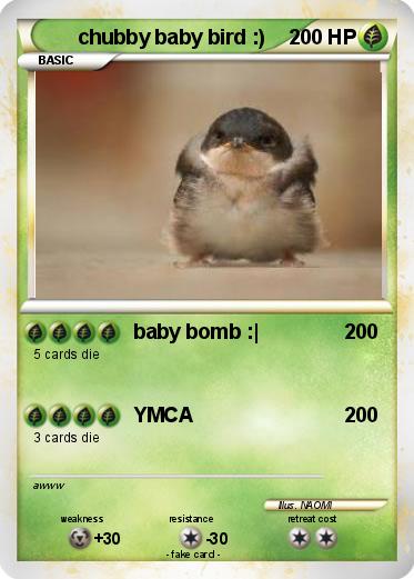 Pokemon chubby baby bird :)