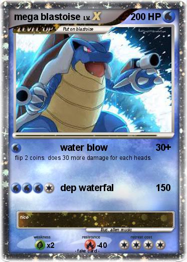 Pokemon mega blastoise