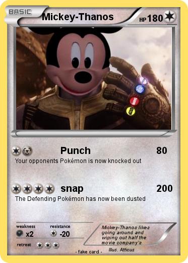 Pokemon Mickey-Thanos