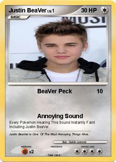 Pokemon Justin BeaVer