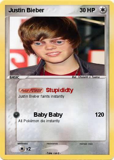Pokemon Justin Bieber