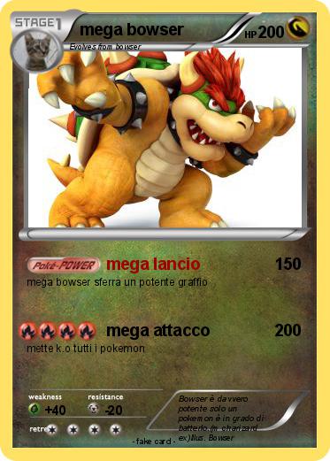 Pokemon mega bowser