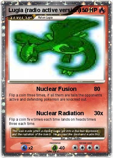 Pokemon Lugia (radio active version)