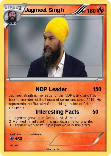 Pokemon Jagmeet Singh