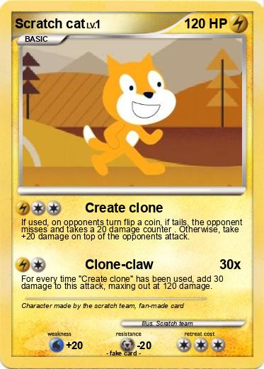 Pokemon Scratch cat