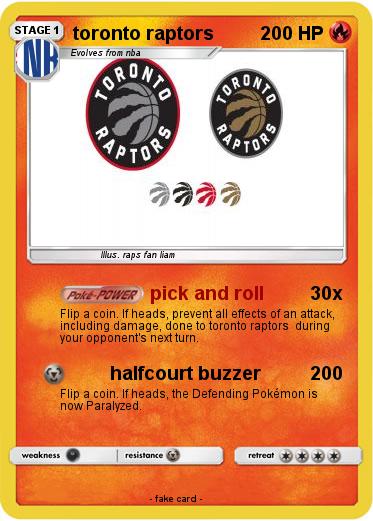 Pokemon toronto raptors
