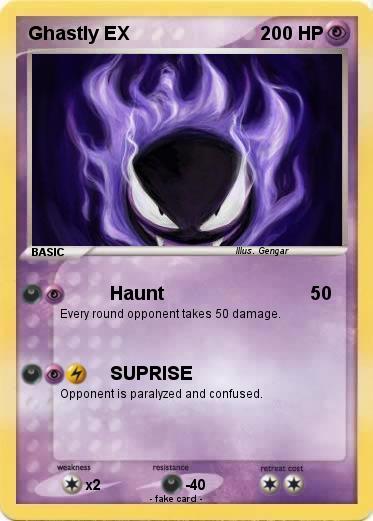 Pokemon Ghastly EX