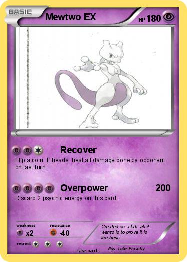 Pokemon Mewtwo EX