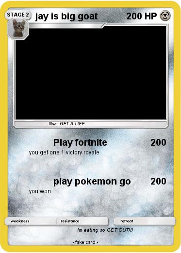 Pokemon jay is big goat