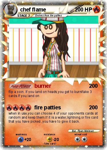 Pokemon chef flame