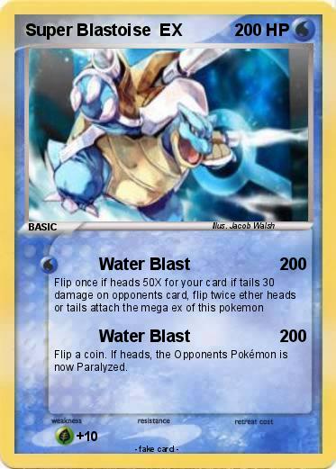 Pokemon Super Blastoise  EX