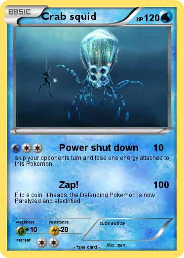 Pokemon Crab squid