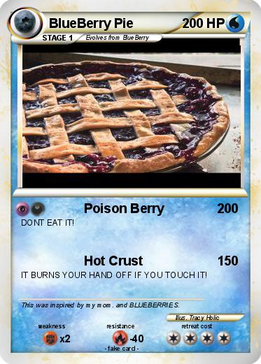 Pokemon BlueBerry Pie