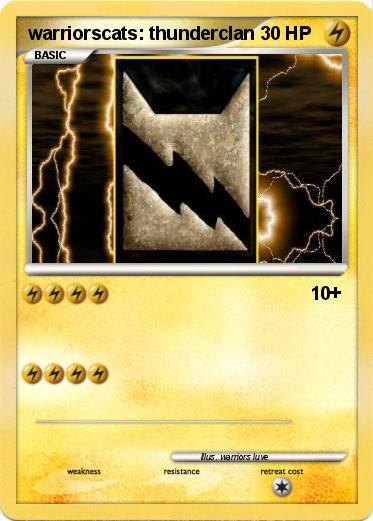 Pokemon warriorscats: thunderclan