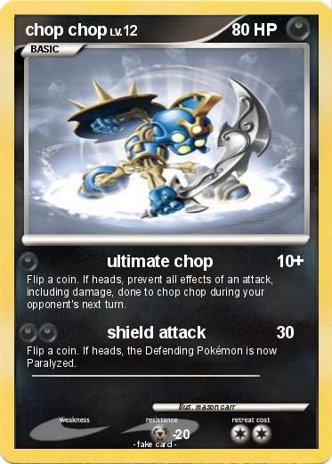 Pokemon chop chop