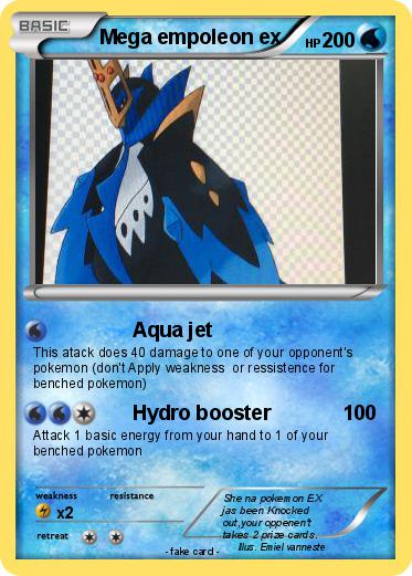 Pokemon Mega empoleon ex