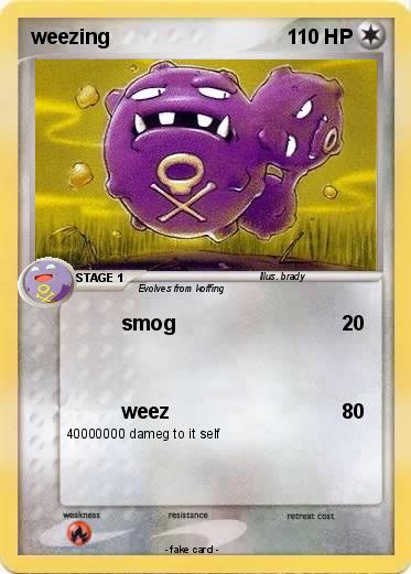 Pokemon weezing