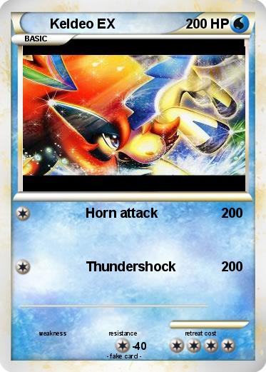 Pokemon Keldeo EX