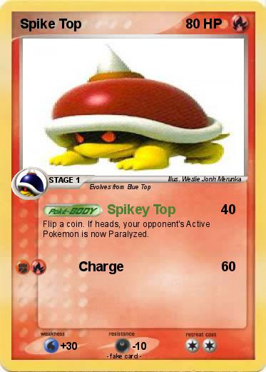 Pokemon Spike Top